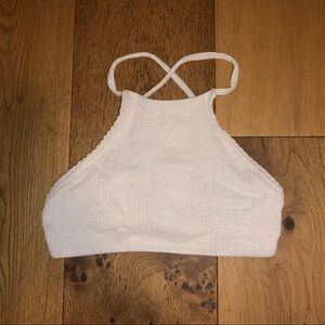 White Made by Dawn halter top